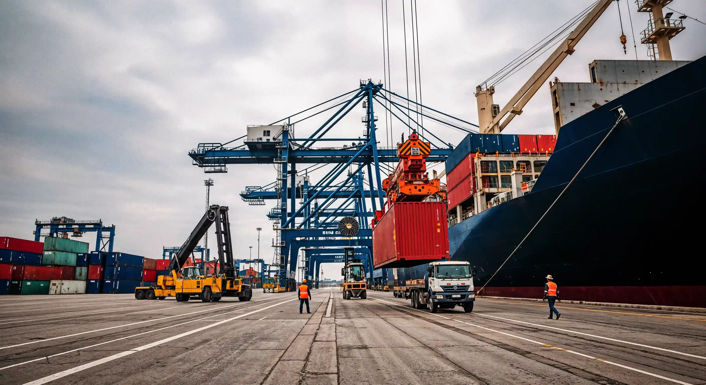 Liman yükleme operasyonu